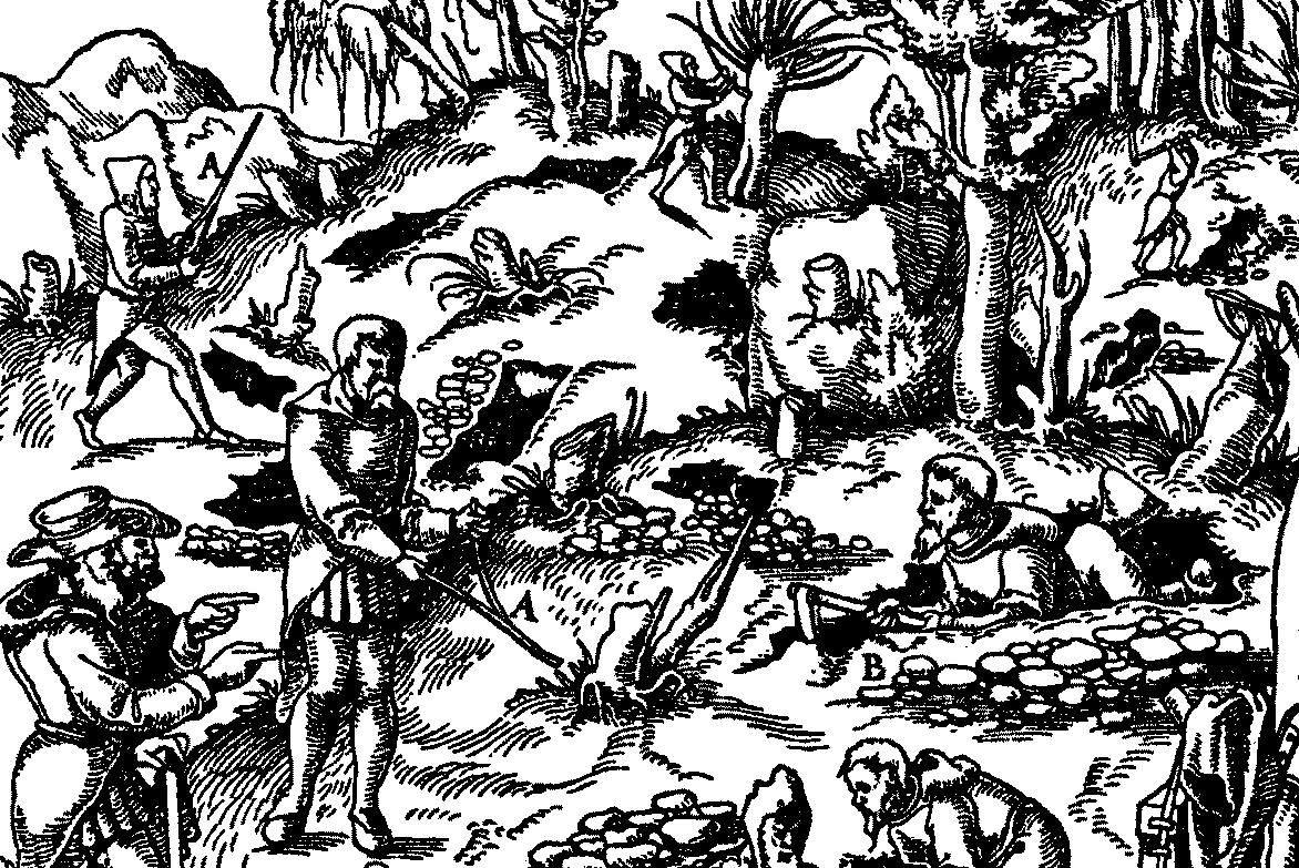 aus DE RE METALLICA von Georg Agricola, 1556